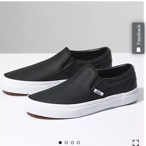 Black Slip on vans